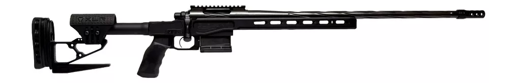 Horizon Firearms HRF-VAD-25CM-18R Vandal DM 25 Creedmoor 18″ Black Chrome Spiral Fluted Threaded Barrel, Black Chrome Receiver w/Picatinny Rail, ARCA Rail, Black Anodized XLR Element 4.0 Aluminum Stoc