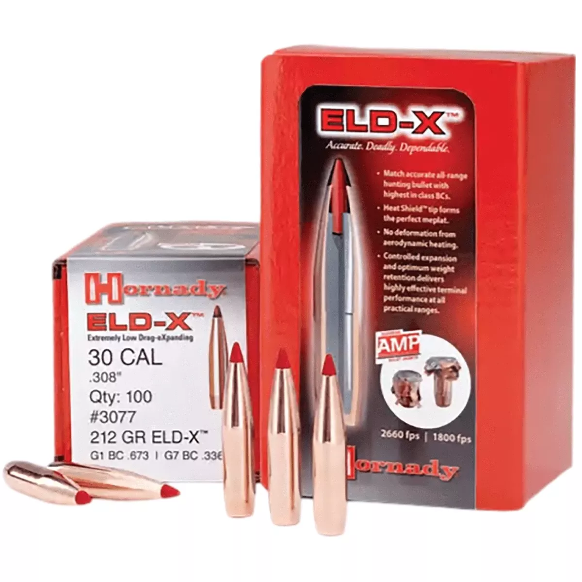 Hornady 2441 ELD-X6mm .243 90 gr Extremely Low Drag-eXpanding 100