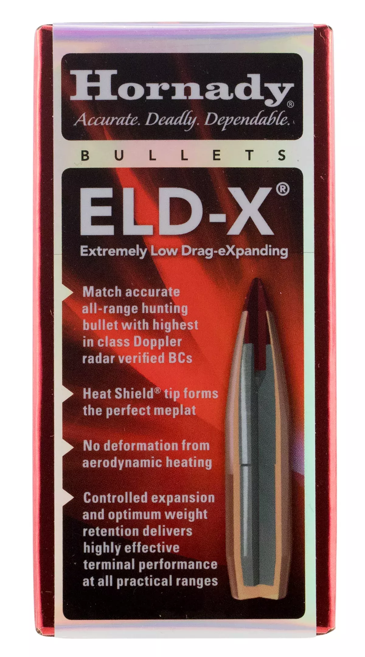 Hornady 25418 ELD-X25 Cal .257 110 gr Extremely Low Drag eXpanding 100 Per Box/ 25 Case