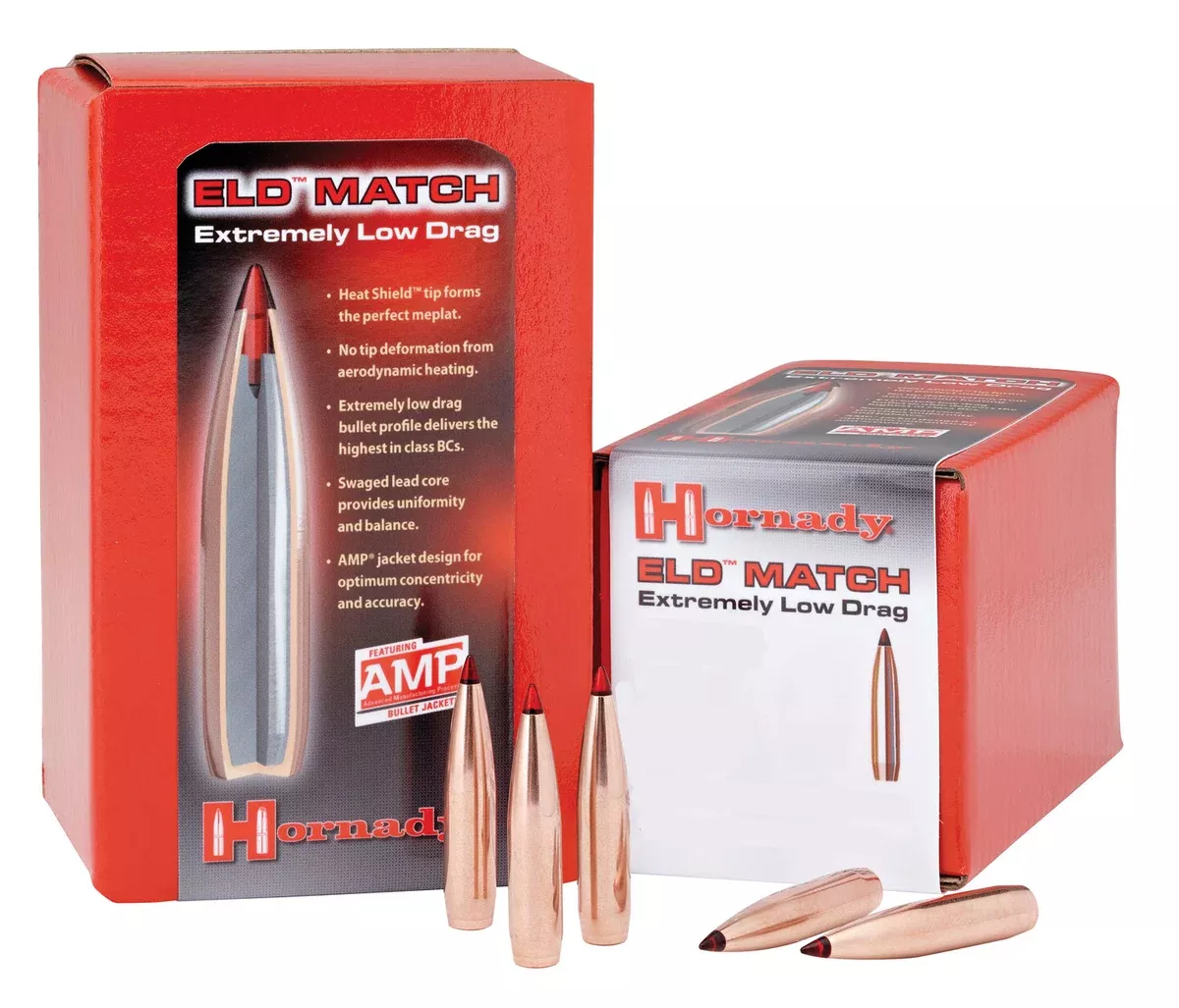 Hornady 26331 ELD Match6.5mm .264 140 gr Extremely Low Drag Match 100 Per Box/ 15 Case