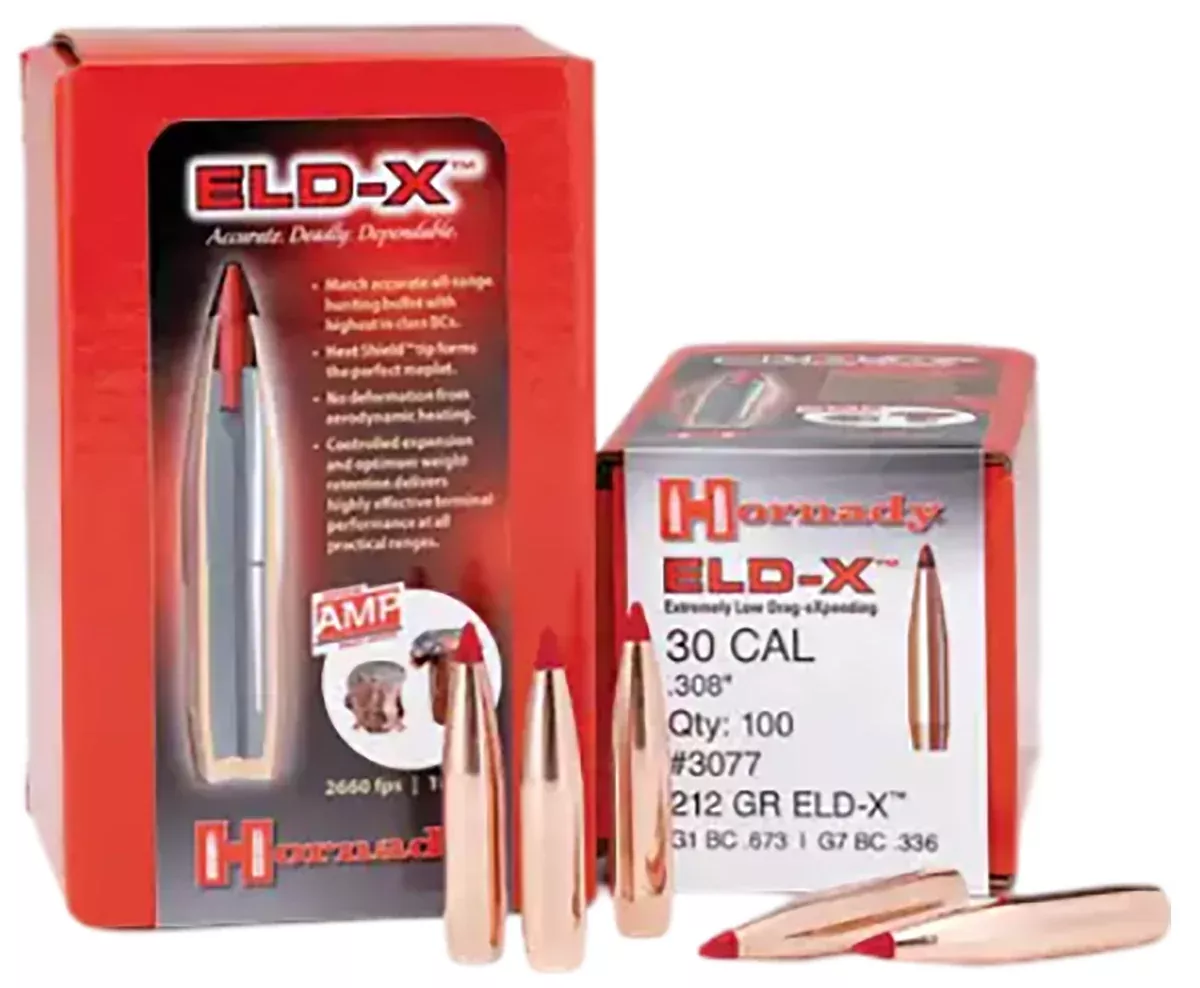 Hornady 2840 ELD-X7mm .284 162 gr Extremely Low Drag eXpanding 100 Per Box/ 15 Case