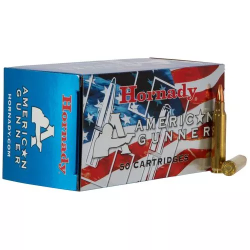 Hornady 80786 American Gunner7.62x39mm 123 gr Hollow Point Match 50 Bx/ 10 Cs