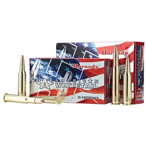 Hornady 8144 American Whitetail25-06 Rem 117 gr InterLock Boat Tail Soft Point 20 Bx