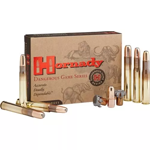Hornady 82631 Dangerous Game470 Nitro Express 500 gr DGX Bonded 20 Bx/ 6 Cs
