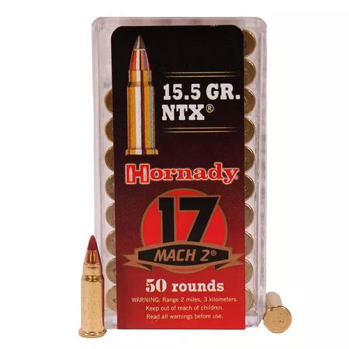 HORNADY 83176 17 MACH 2 15.5 GR NTX