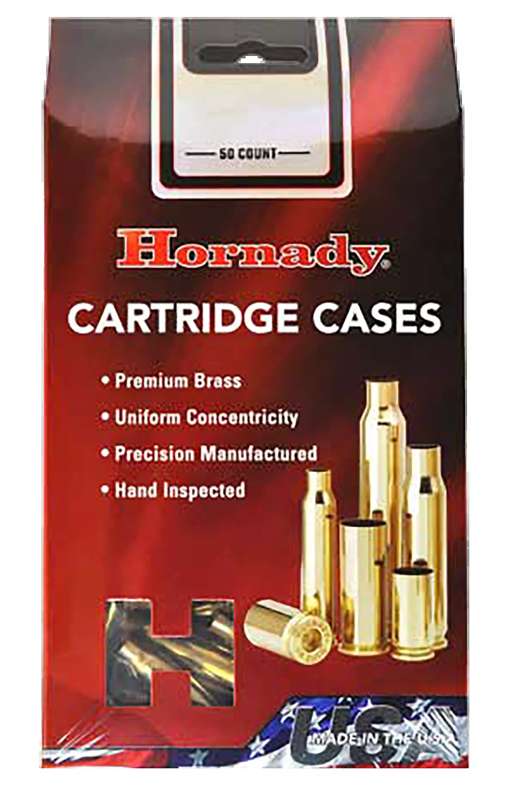 Hornady 86287 6mm ARC Unprimed Rifle Brass Cases - 50/Box