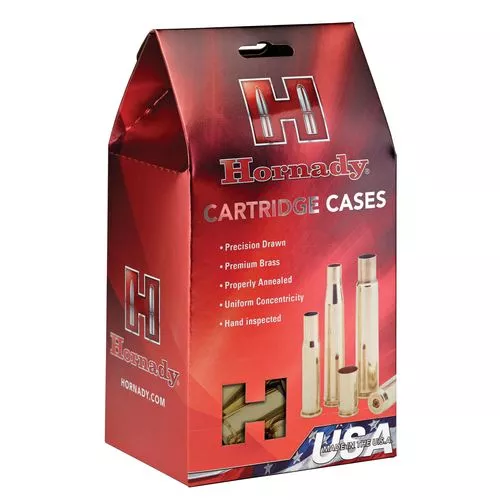 Hornady 8632 Unprimed Cases260 Rem Rifle Brass 50