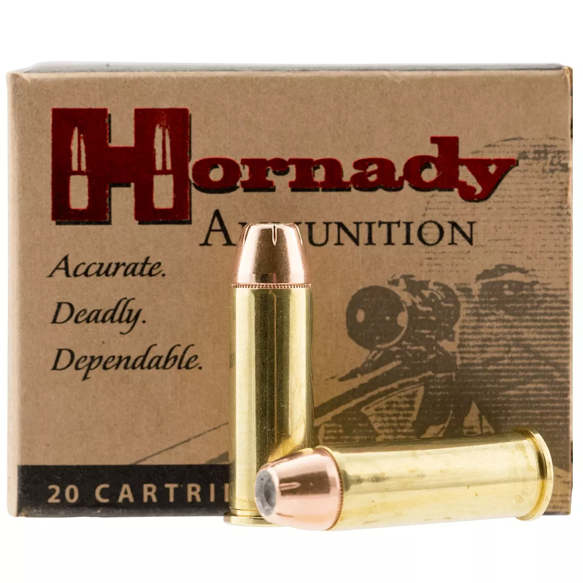 Hornady 9088 Custom 44 Rem Mag 300 gr Hornady XTP Hollow Point 20 Per Box