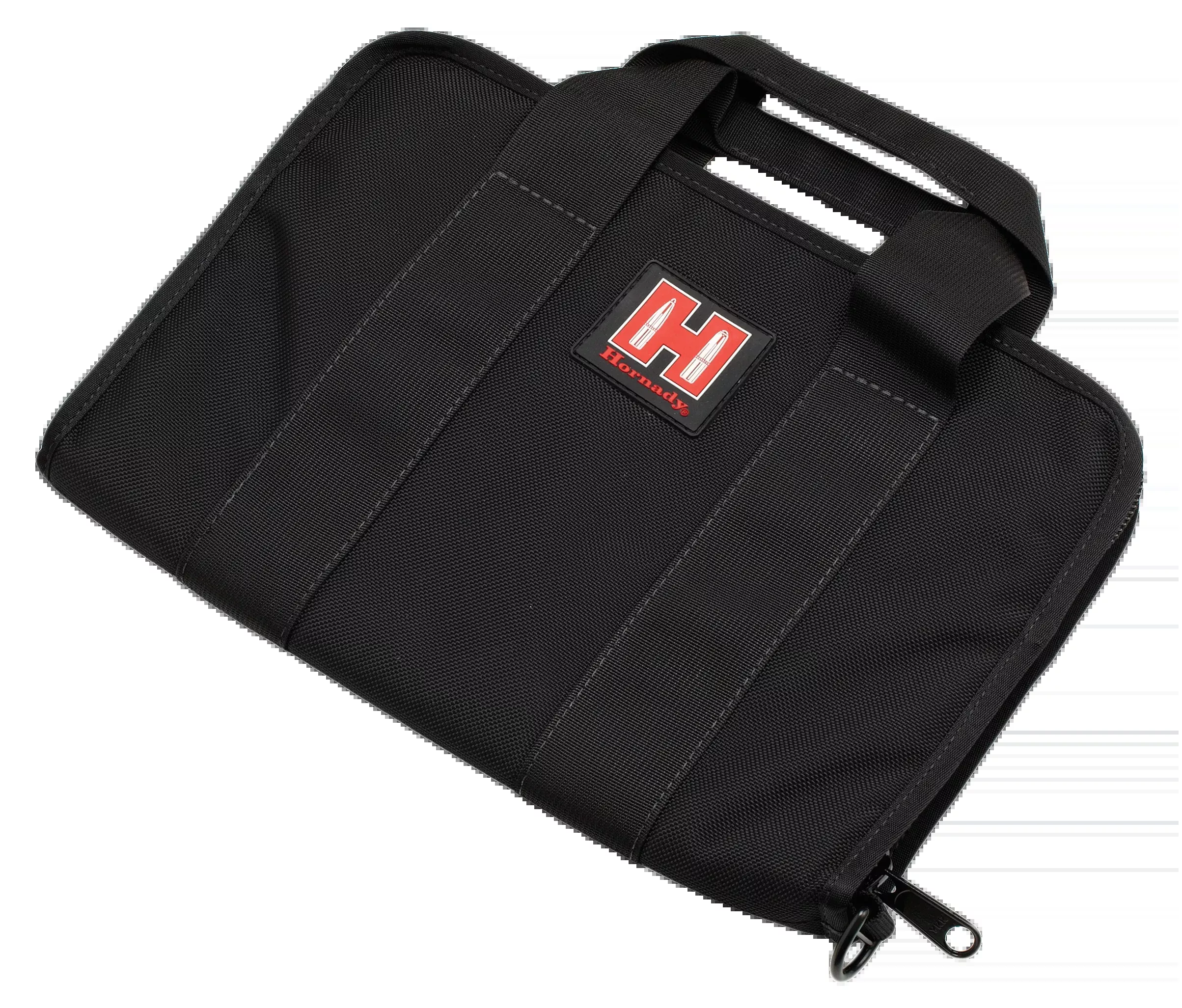 Hornady 99117 Soft Pistol Case Black/Red Cordura Single Handgun