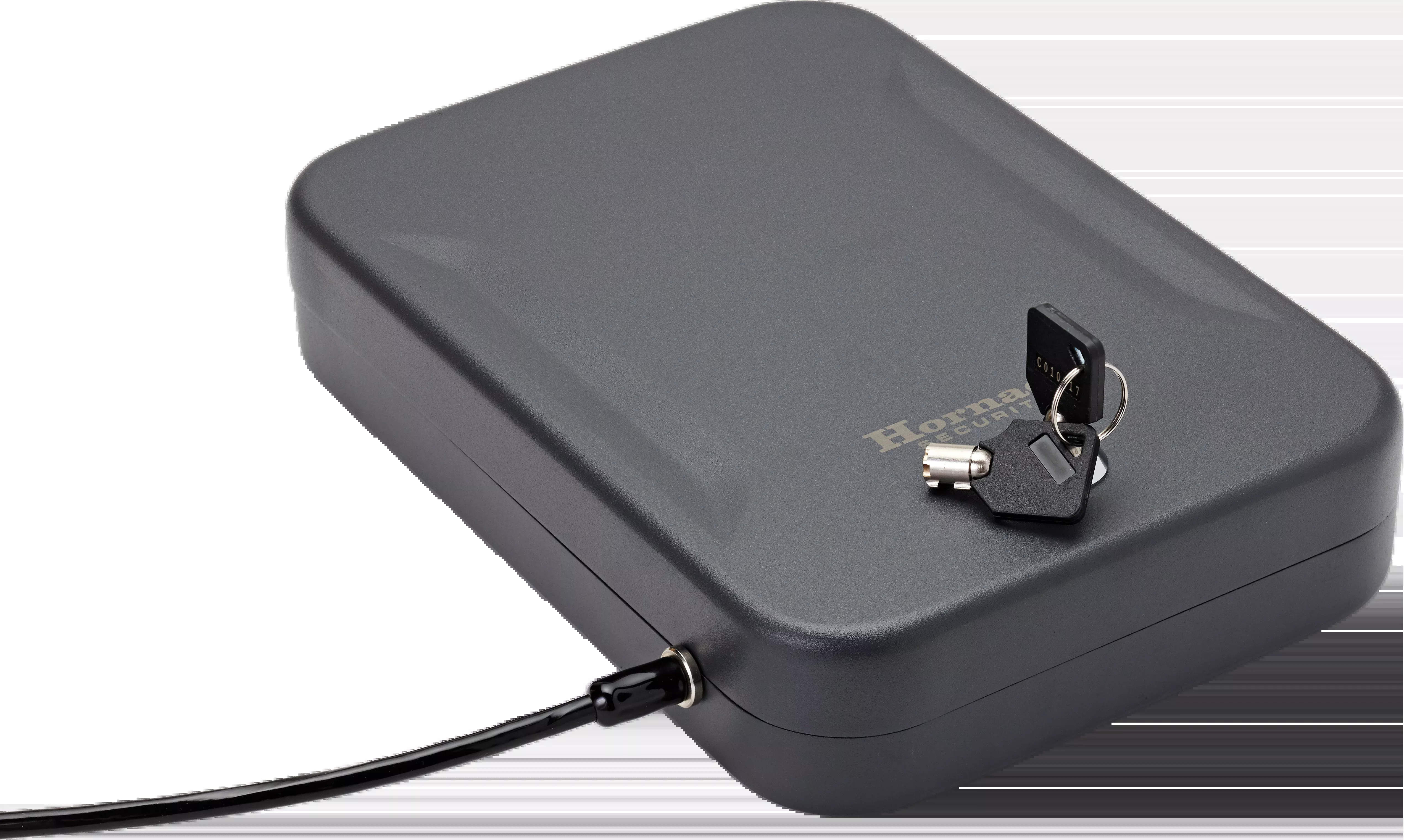 Hornady Lock Box XL Black Steel Holds 1 Handgun 10" x 7" x 2"