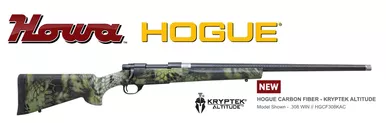 Howa HGCF308KAC M1500 HS Precision 308 Win Rifle 24" Threaded Carbon Fiber Barrel - Kryptek Altitude HS Precision Stock