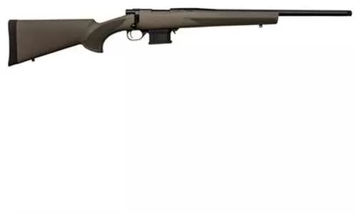 Howa M1500 Hogue Mini Bolt Action Rifle .350 Legend 16.25" Barrel (1)-10Rd Magazine Green Synthetic Stock Black Finish