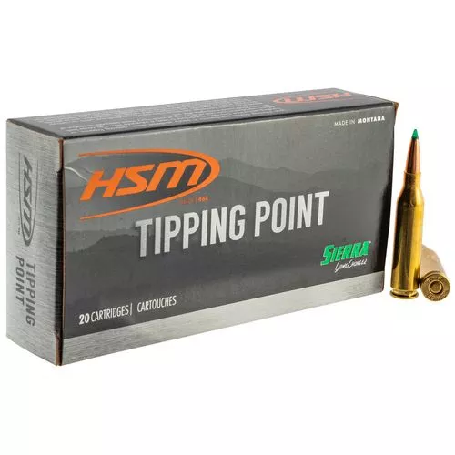 HSM 27016N Tipping Point270 Win 140 gr Sierra GameChanger 20 Bx/ 20 Cs