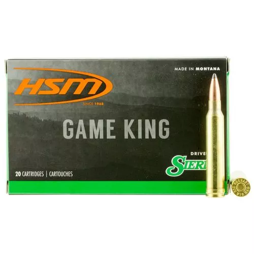 HSM 300WINMAG41N Game King300 Win Mag 180 gr Sierra GameKing Spitzer Boat-Tail 20 Bx