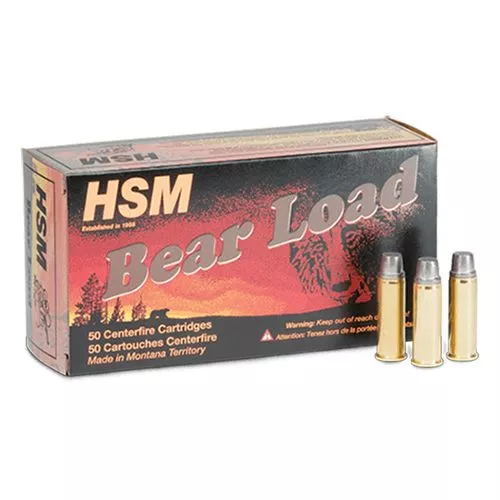 HSM Bear Load 10mm Auto 200Gr Lead Round Nose Flat Point 20rds