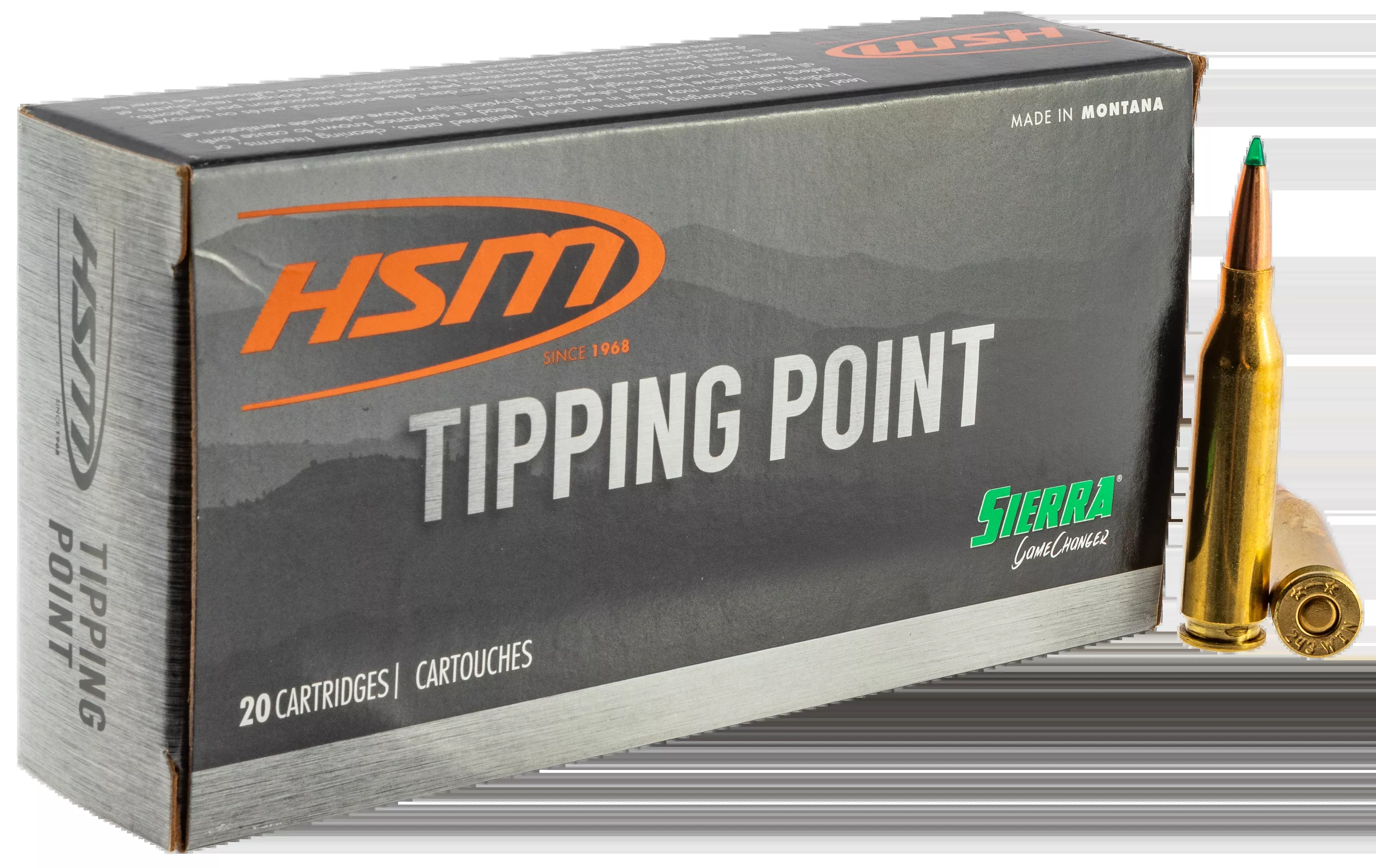 HSM Tipping Point 7mm-08 Rem 165gr Sierra GameChanger 20 Rd - Box or Case