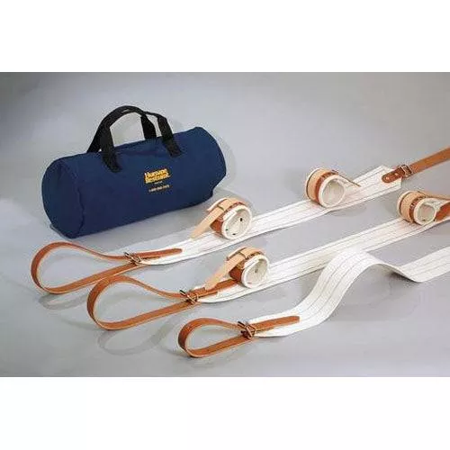 Humane Restraint Non-Locking Bed Restraint Kits 1, Leather