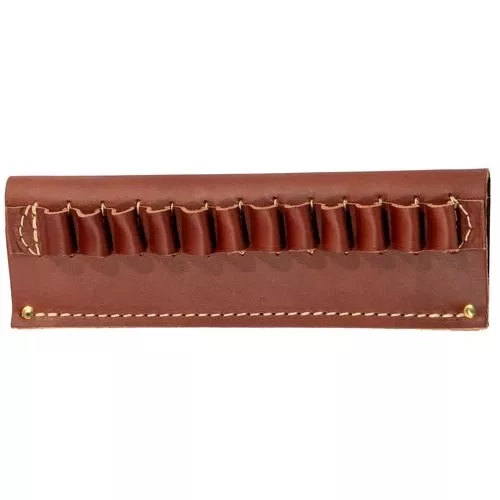 Hunter Company 0545 Handgun Cartridge Belt Slide with 12 Loops Leather Brown 45 Cal