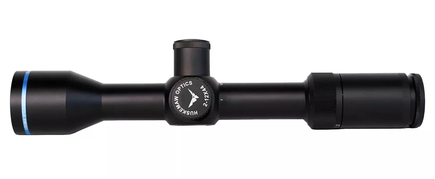 Huskemaw Optics 10212BD Blue DiamondBlack 2-12x44mm 30mm Tube, HuntSmart Reticle