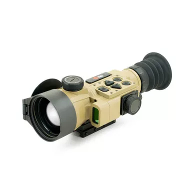 InfiRay Outdoor Hybrid Compact 3.5x 640x480 LRF 50mm Thermal Rifle Scope - FDE