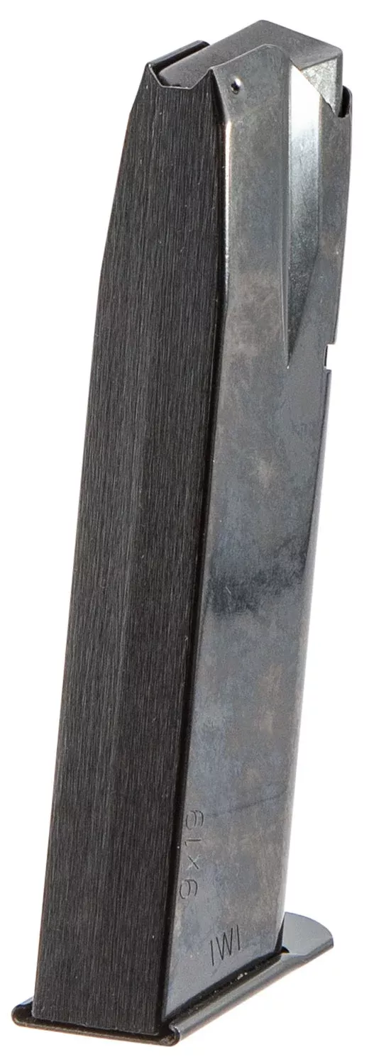 IWI US J941M916S JerichoBlack Detachable 9mm Luger Magazine w/ Steel Base Pad for IWI Jericho 941/PL-9/PSL-9/F-9/FS-9