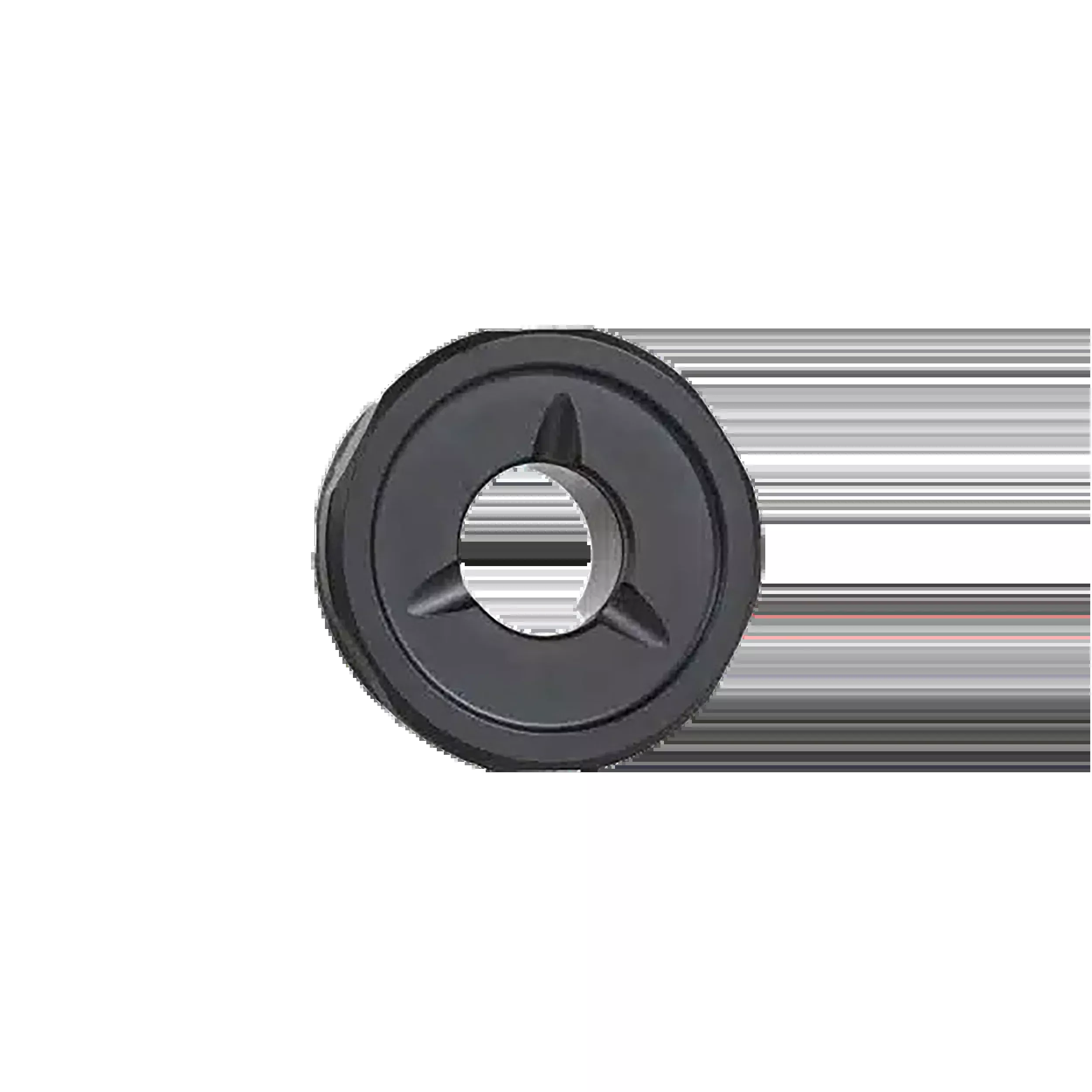 JK Armament 195 Choke End Cap 12 Gauge Improved Cylinder - Hard Anodized Black
