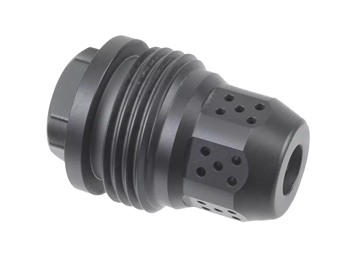 Jk Armament JKMDHDBE24 Bald Eagle Compensator 30Cal Fits 5/8"x24 Stainless Steel Nitride Black