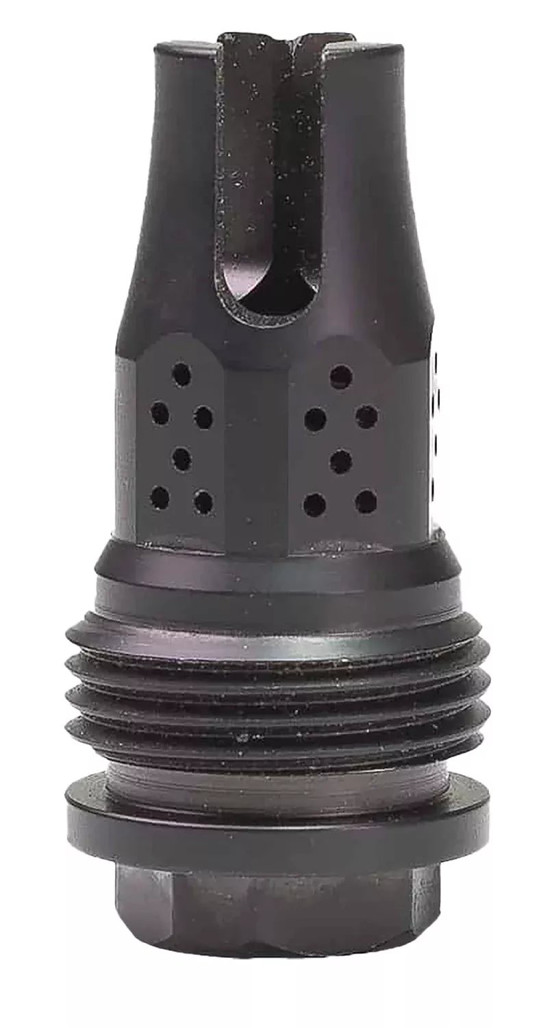 Jk Armament JKMDHDCF24 War Eagle Compensator/Flash Hider 30Cal 5/8"x24 Stainless Steel Nitride Black