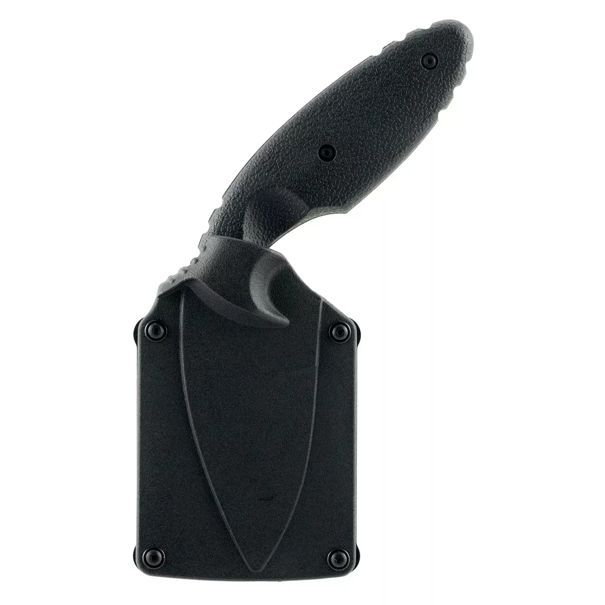 Ka-Bar 1480 TDI Law Enforcement 2.31" Fixed Drop Point Plain Japanese AUS-8A SS Blade Zytel Black Handle