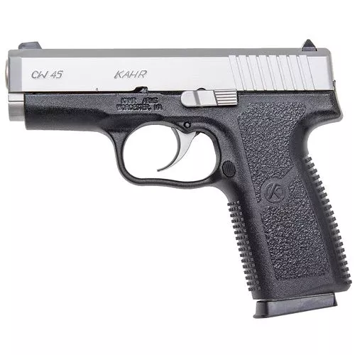 Kahr Arms CW4543 CW45 ACP 3.64" 6+1 Black Matte Stainless Steel Slide Textured Black Polymer Grip