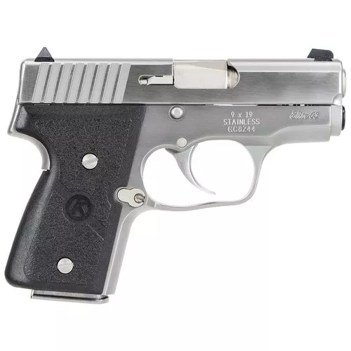Kahr Arms M9098A MK Elite 9mm Luger 3" 6+1,7+1 Polished Stainless Steel Textured Wraparound Black Nylon Grip