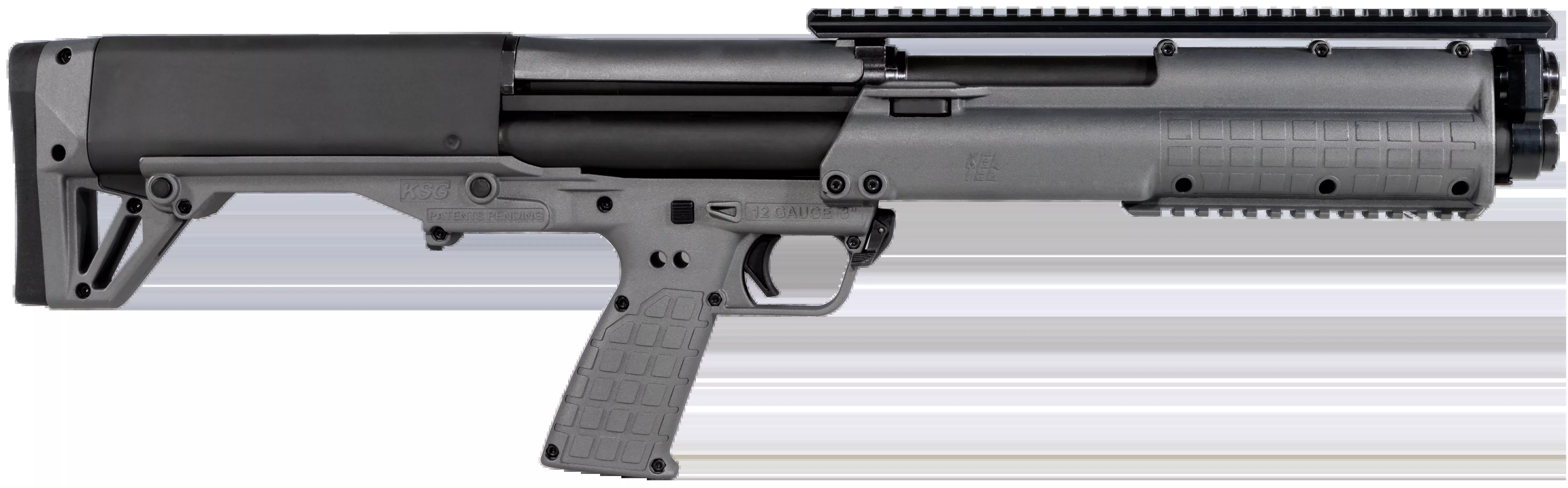 Kel-Tec KSG Tactical Gray 12 Gauge 3" 18.50" 14+1 Pump Bullpup Shotgun