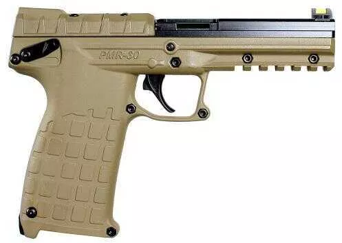 Kel-Tec PMR-30 22 Magnum 4.3" Barrel 30 Round Blue Slide, Tan Cerakote Frame Semi Automatic Pistol PMR-30BTAN
