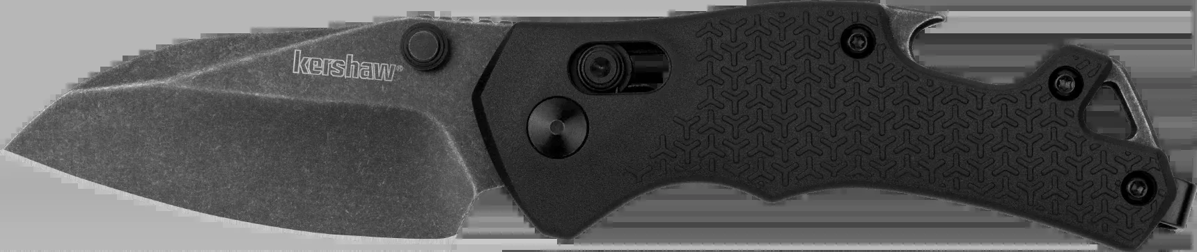 Kershaw Craze 2.35" Folding Reverse Tanto Plain BlackWash 8Cr13MoV - Black GFN