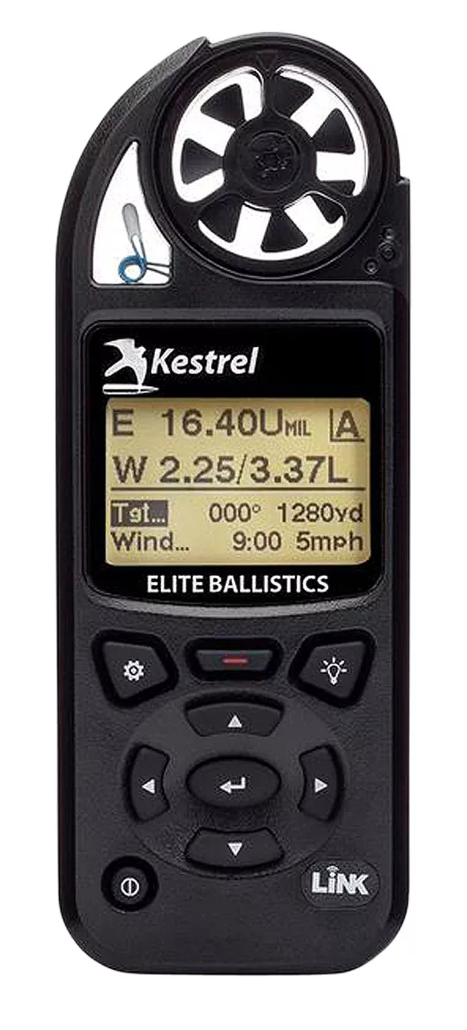 Kestrel Ballistics 5700 Elite Weather Meter w/ Applied Ballistics and LiNK Black