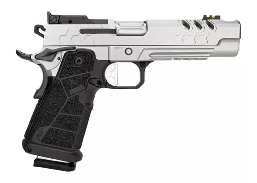Kimber Mfg, Inc 3500080 2K11Full Size 9mm Luger 20+1 5" Matte Stainless Steel Compensated Barrel & Lightening Cut/Optic Ready/Serrated Slide, Matte Stainless Steel Frame w/Beavertail & Picatinny Rai