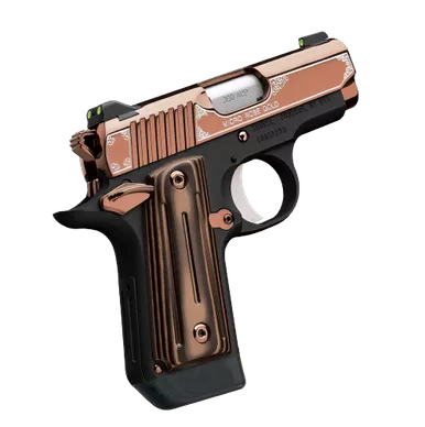 Kimber Micro Carry Special Edition Rose Gold with Manual Safety - G10 Grip, 380 ACP, 7+1, Matte Black Frame with Beavertail, Polished Rose Gold Slide