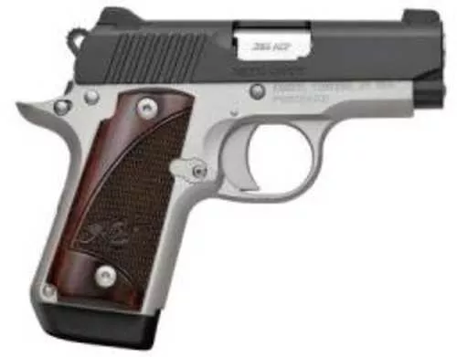 Kimber Micro Pistol .380ACP 5.6" In Length Includes1-7 Round Mag Black/Silver Finish