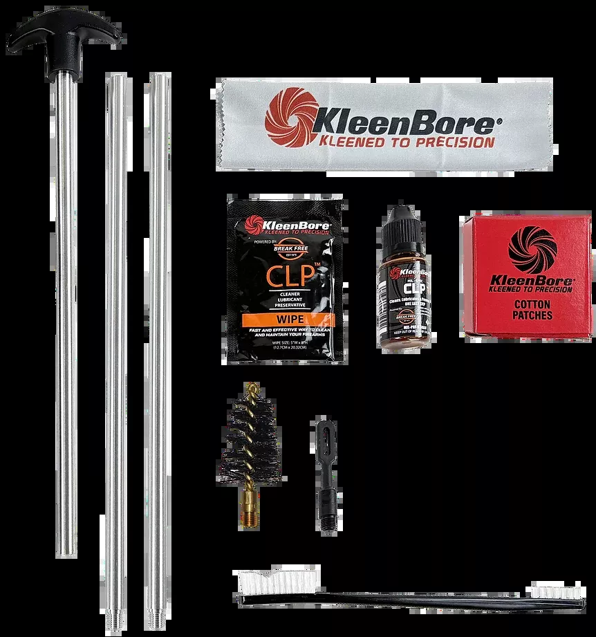 Kleen-Bore SHOMULTI Multi-Gauge Shotgun Cleaning Kit 12/20/28/.410 Bore