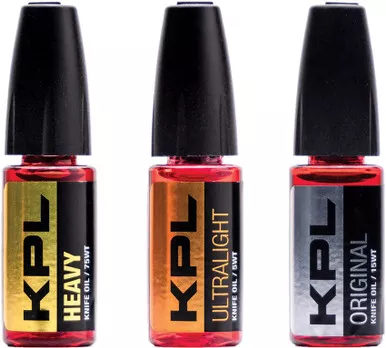 Knife Pivot Lube KPL-0005: 3-Bottle Knife Oil Kit with Precision Needle Applicator, Best for EDC & Automatic Knives