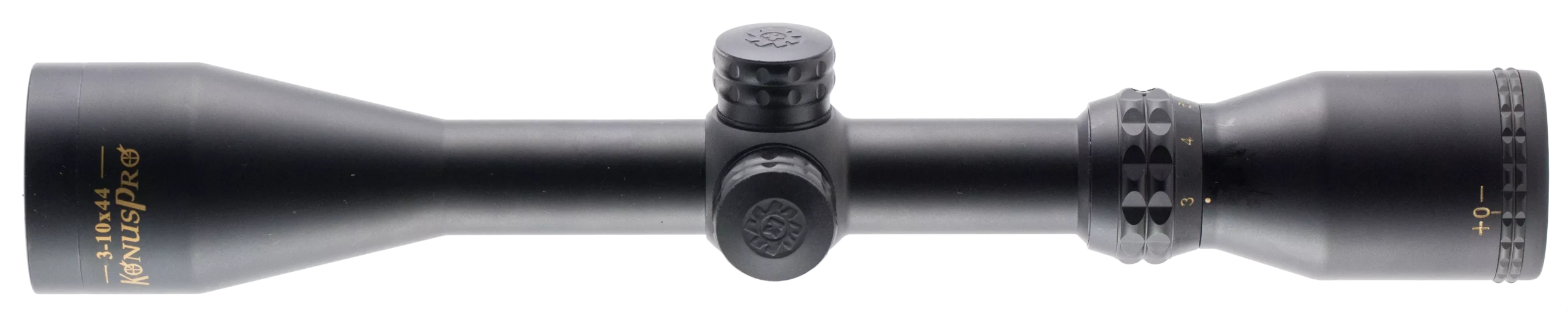 Konus 7255 KonusProMatte Black 3-10x44mm 1" Tube Engraved 30/30 Reticle