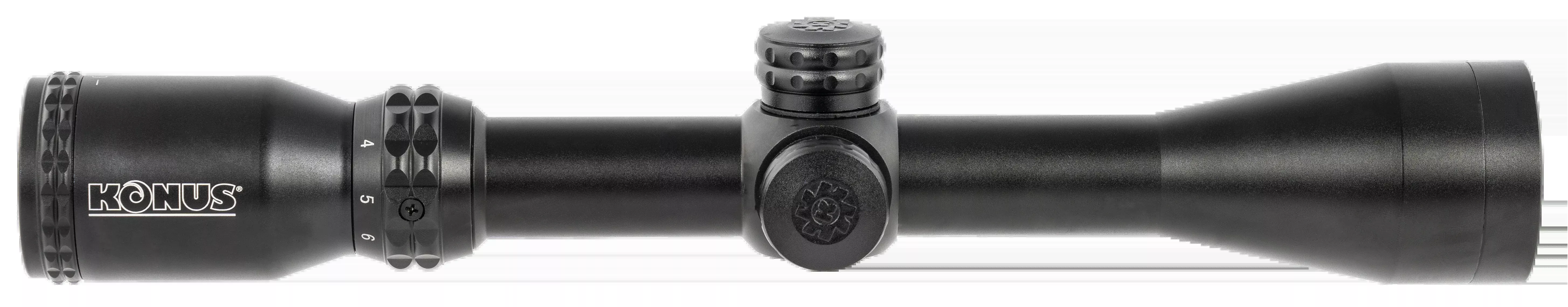 Konus KonusPro 275 3-9x40mm 1" Tube Engraved Ballistic 275 Dot Reticle Muzzleloader Riflescope - Matte Black