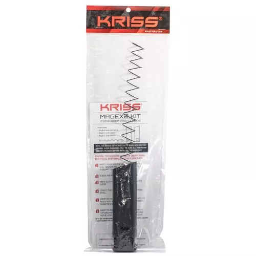 Kriss USA KVAMX2K90BL00 Mag-Ex2 Kit9mm Luger Glock G17 40rd Black Extended