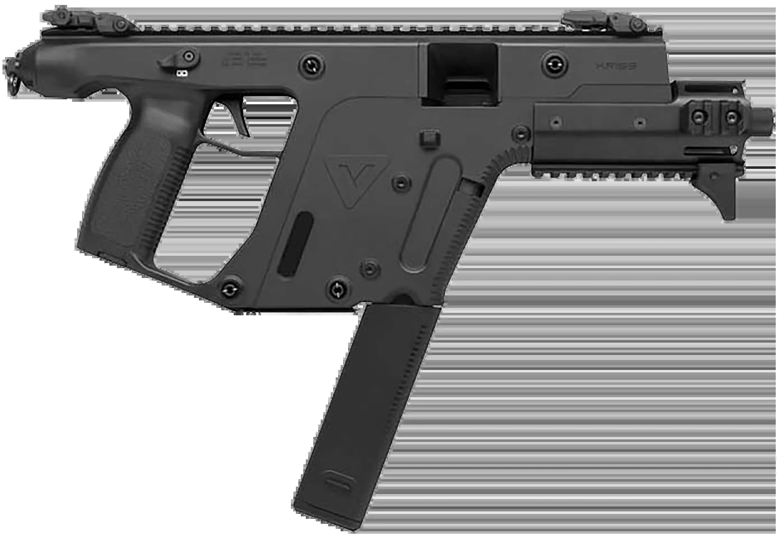 Kriss USA Vector Enhanced SDP Gen2 9mm Luger 6.50" 40+1 Semi-Auto Pistol - Black Nitride