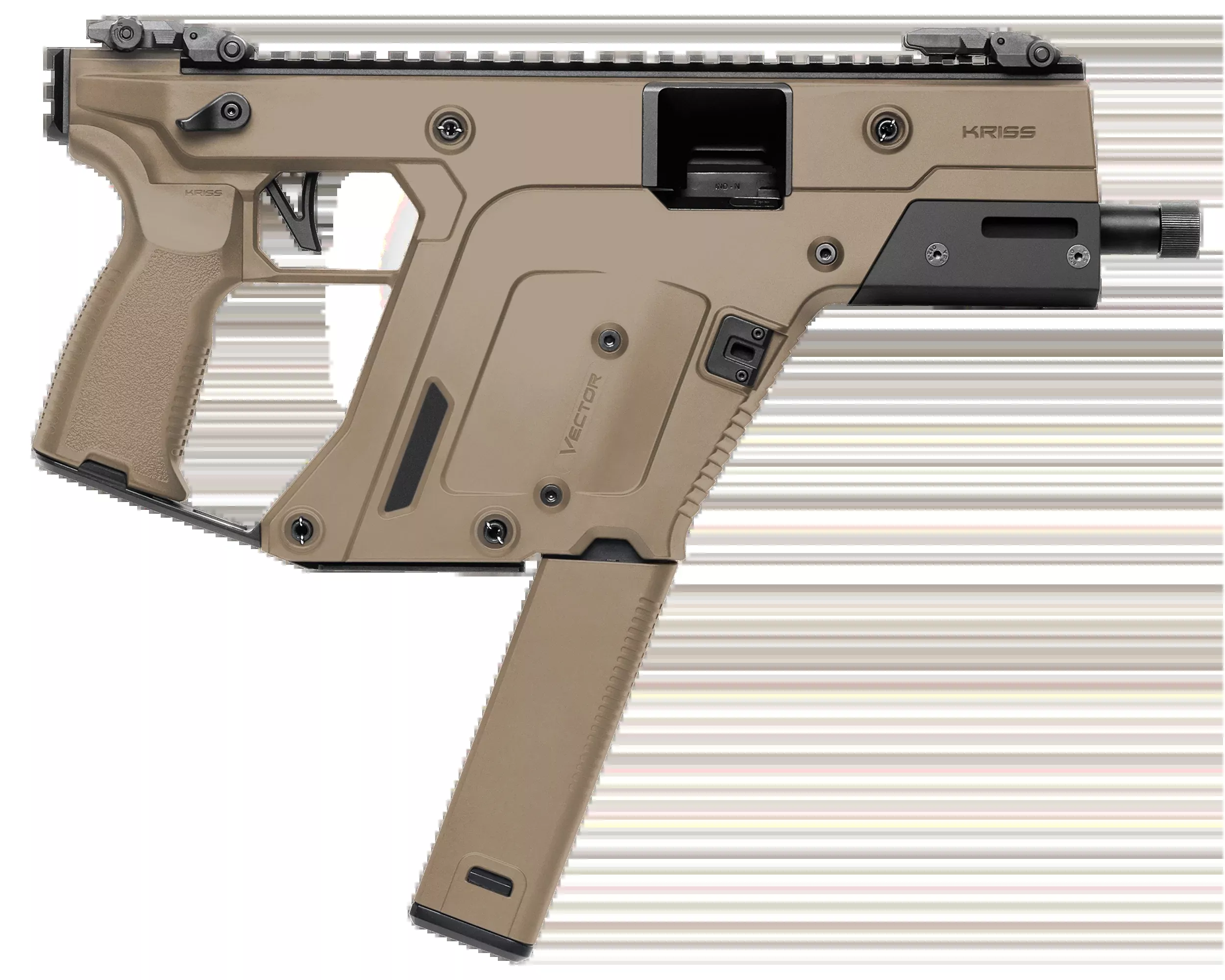 Kriss USA Vector SDP Gen3 10mm Auto 5.5" 33+1 Semi-Auto Pistol - FDE