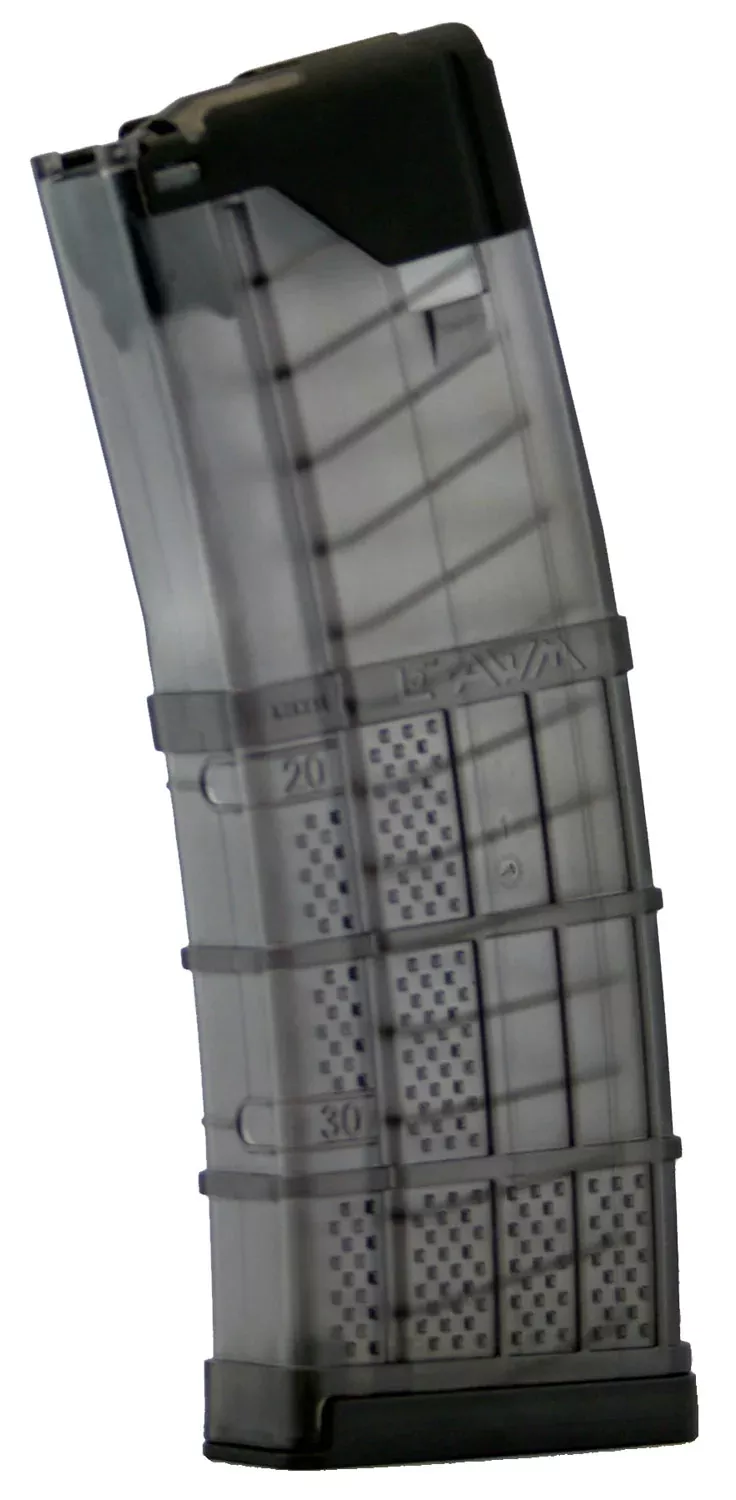 Lancer 999000232001 L5AWMSmoke Detachable 30rd 223 Rem/300 Blackout/5.56x45mm NATO for AR-15