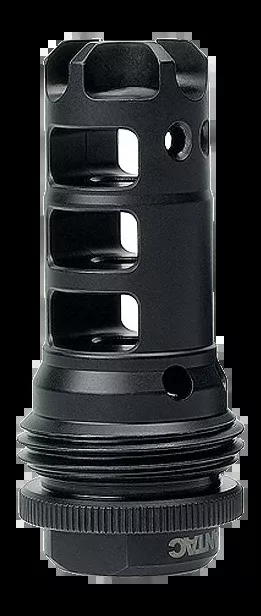 LANTAC USA Dragon .308/7.62 5/8x24 Muzzle Brake - SilencerCo ASR Mount - Black