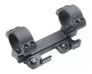 LaRue Tactical LT111 OBR QD Scope Mount 34mm Tube 0 MOA Black Anodized Aluminum - LT111-34