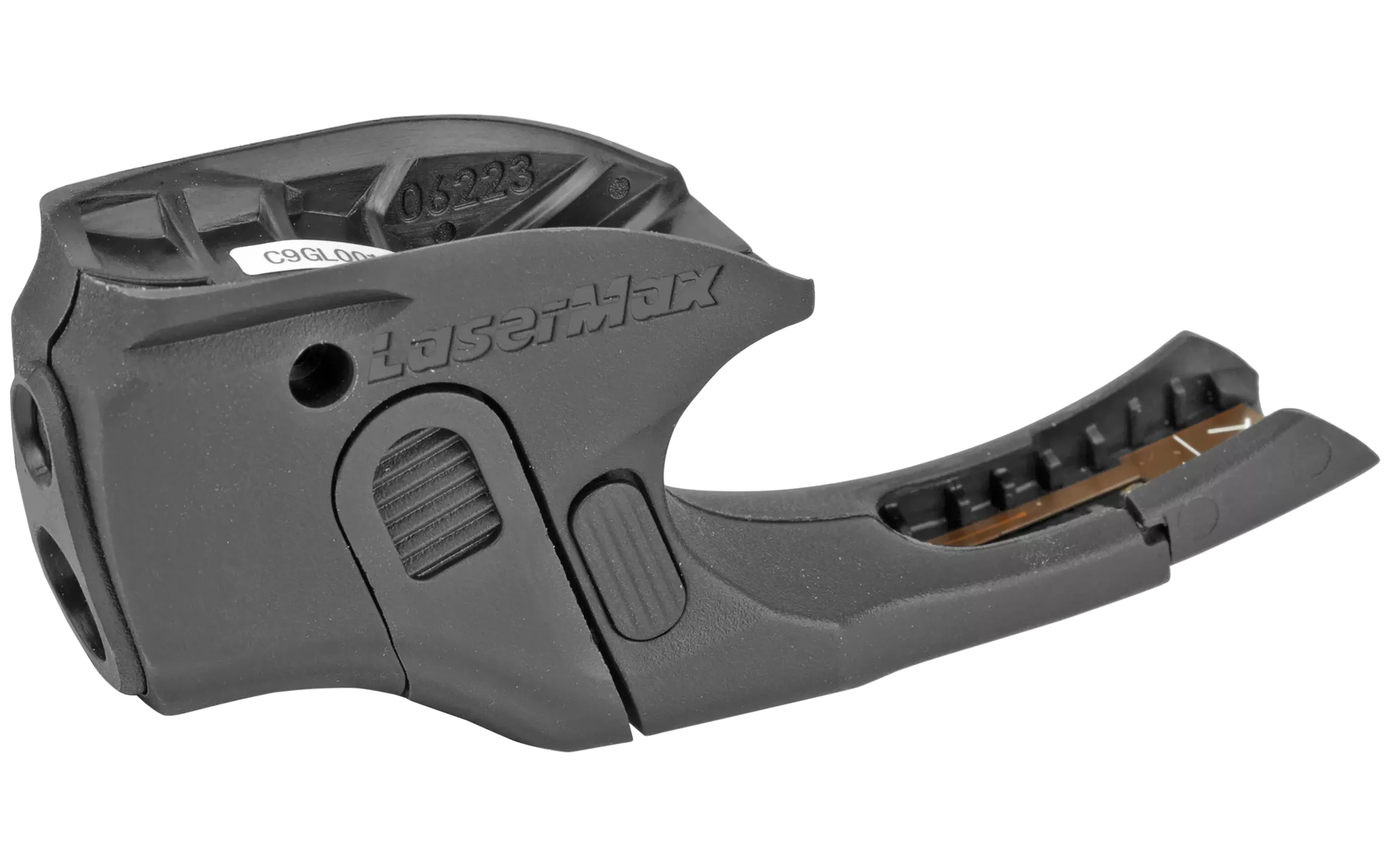 LaserMax CFLC9CG Green Ruger GripSense Light/LaserLC9/LC9s/LC380/EC9s Black 100 Lumens LED White