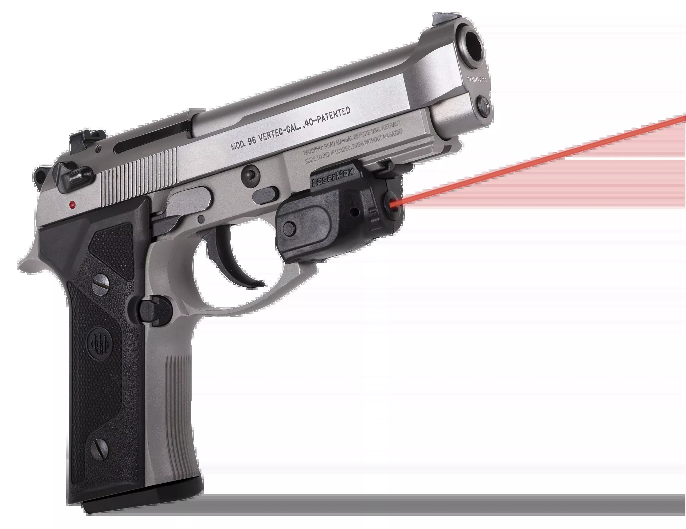 LaserMax GSLTNR Red Lightning Rail-Mount Laser Sight w/ GripSense - Black